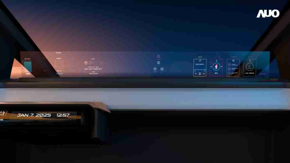 云顶国际8588yd无界透明显示接口(Horizon Image Glass)透过车运算方案整合仪表板、、中控台及副驾显示器，，，，一体式全景呈现，，提供乘用者清晰的前方视野、、、行车必要信息与娱乐功能